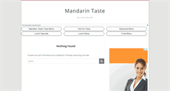Desktop Screenshot of mandarintaste.net